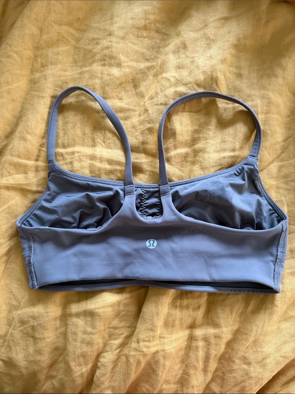 lululemon athletica Strappy Light-Support Sports Bra in Slate